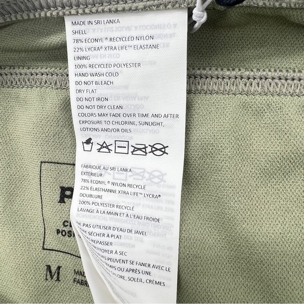 Prana Ramba Sage Green Swim Bottom Size M NWT - Picture 8 of 9